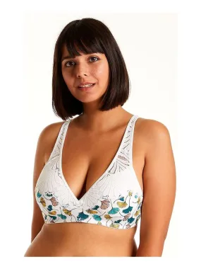 Soutien-gorge sans armatures coque souple TSATZIKI - Pomm'Poire - Bleu