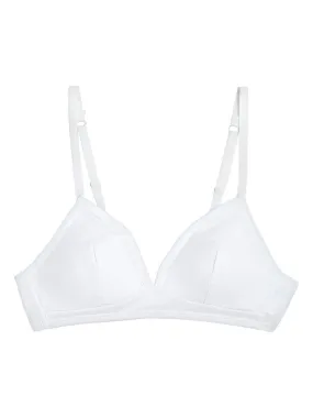 Soutien-gorge souple avec mousse amovible Pépita - Blanc