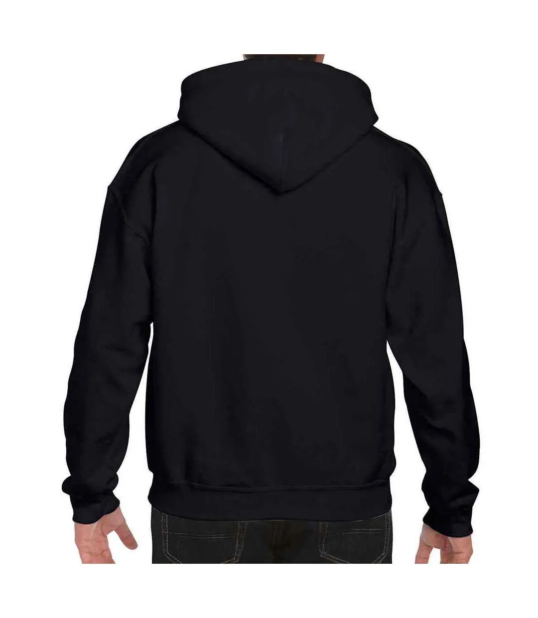 Sweat à capuche homme noir Gildan