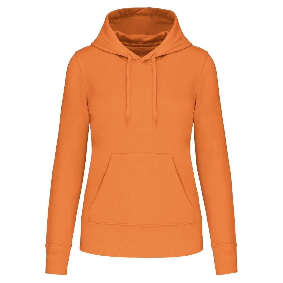 Sweat à capuche écoresponsable - Femme - K4028 - orange 