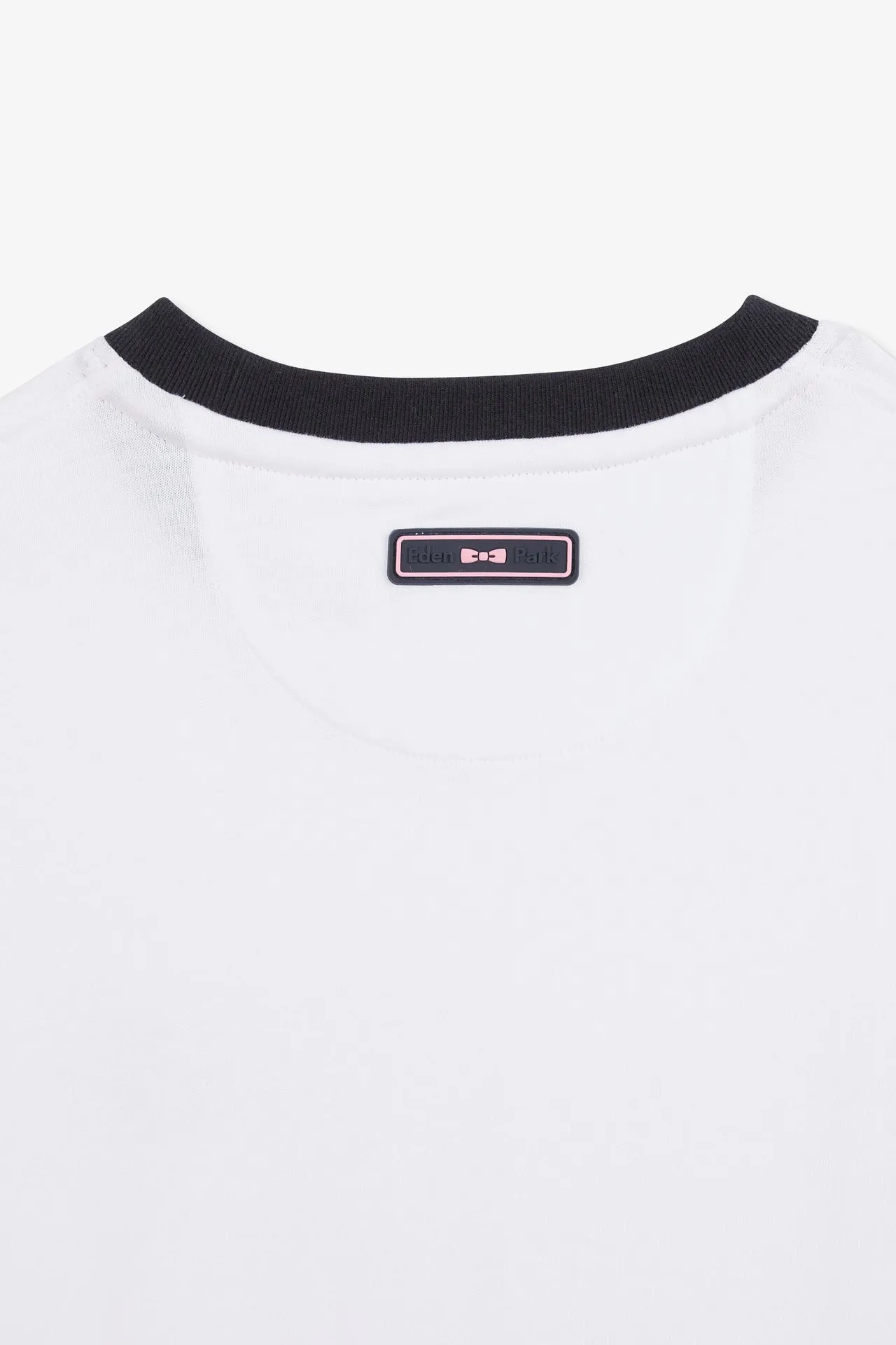 T-shirt blanc colorblock