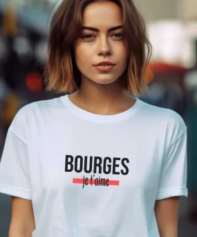 T-Shirt Bourges je t'aime