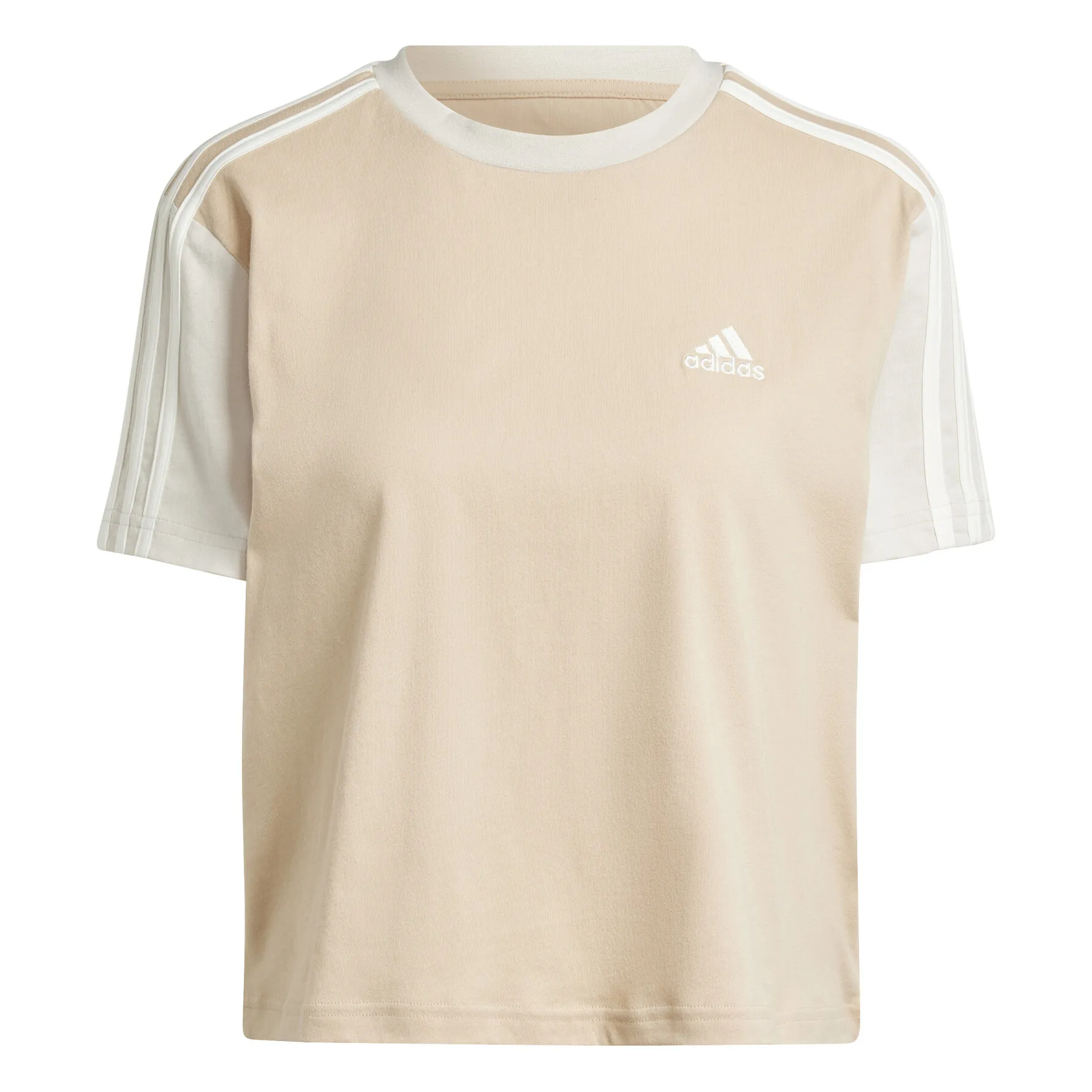 T-shirt crop femme adidas Essentials 3-Stripes