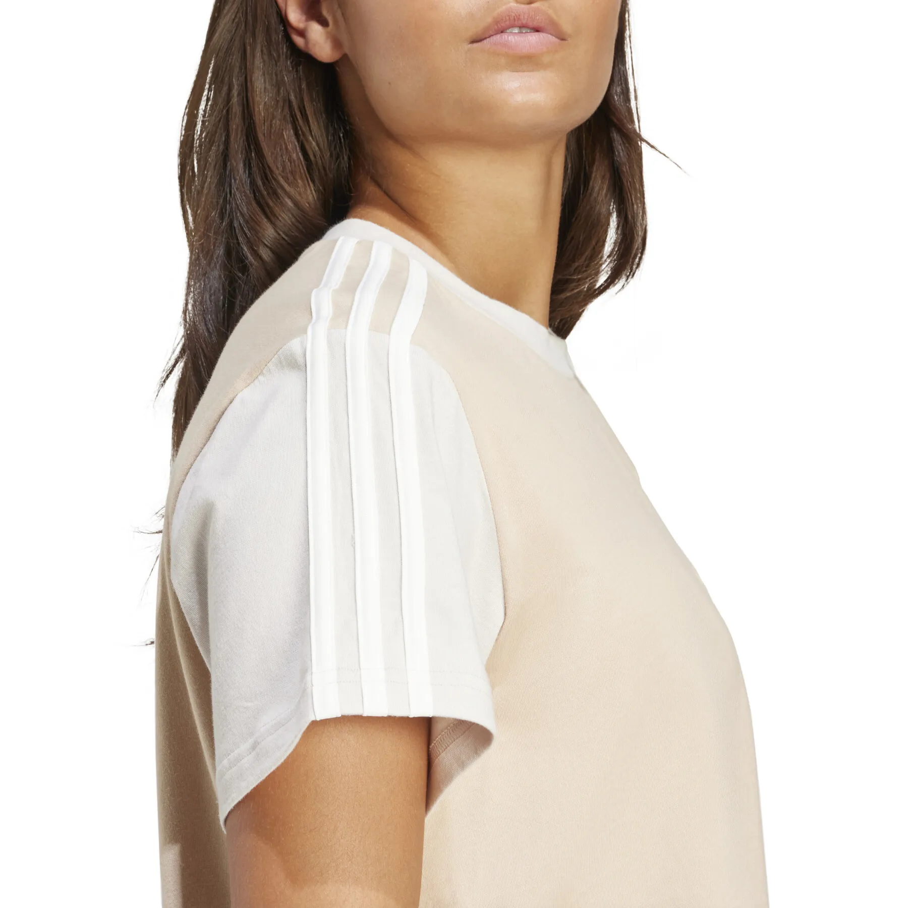 T-shirt crop femme adidas Essentials 3-Stripes