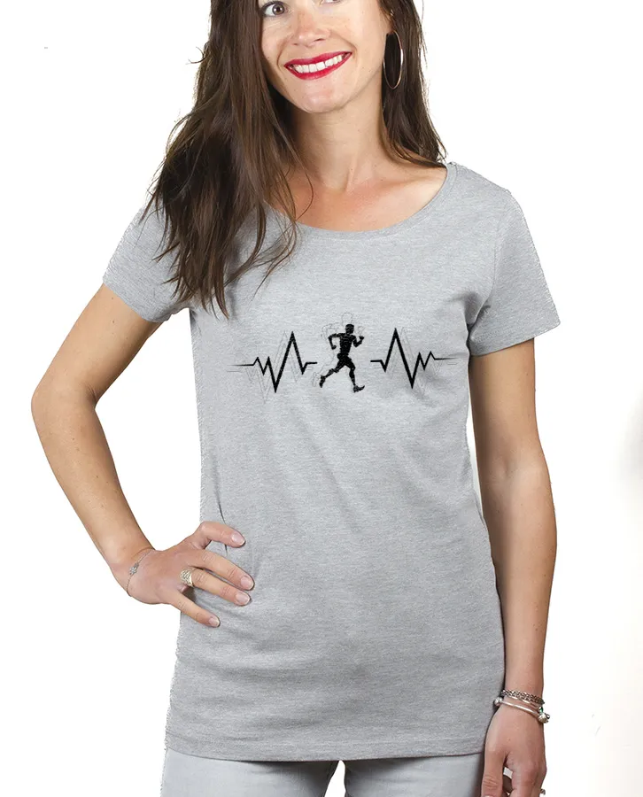 T-SHIRT FEMME : TRAIL BATTEMENTS DE COEUR - Les Savoyards