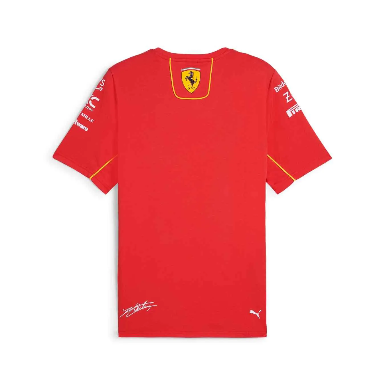 T-shirt FERRARI F1 Charles Leclerc Rouge pour Homme FER24_TSH_LEC