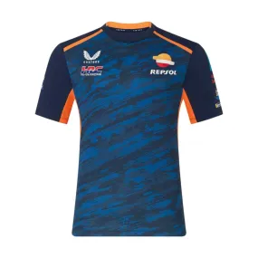 T-Shirt HONDA Castore Team Repsol Bleu pour Homme HON24_TSH_TEA