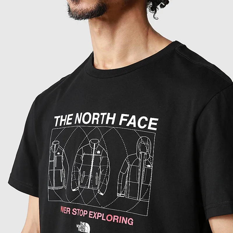 T-SHIRT M COORDINATES TEE S/S 2 THE NORTH FACE NOIR