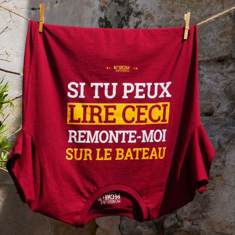 T-Shirt Remonte moi sur le bateau