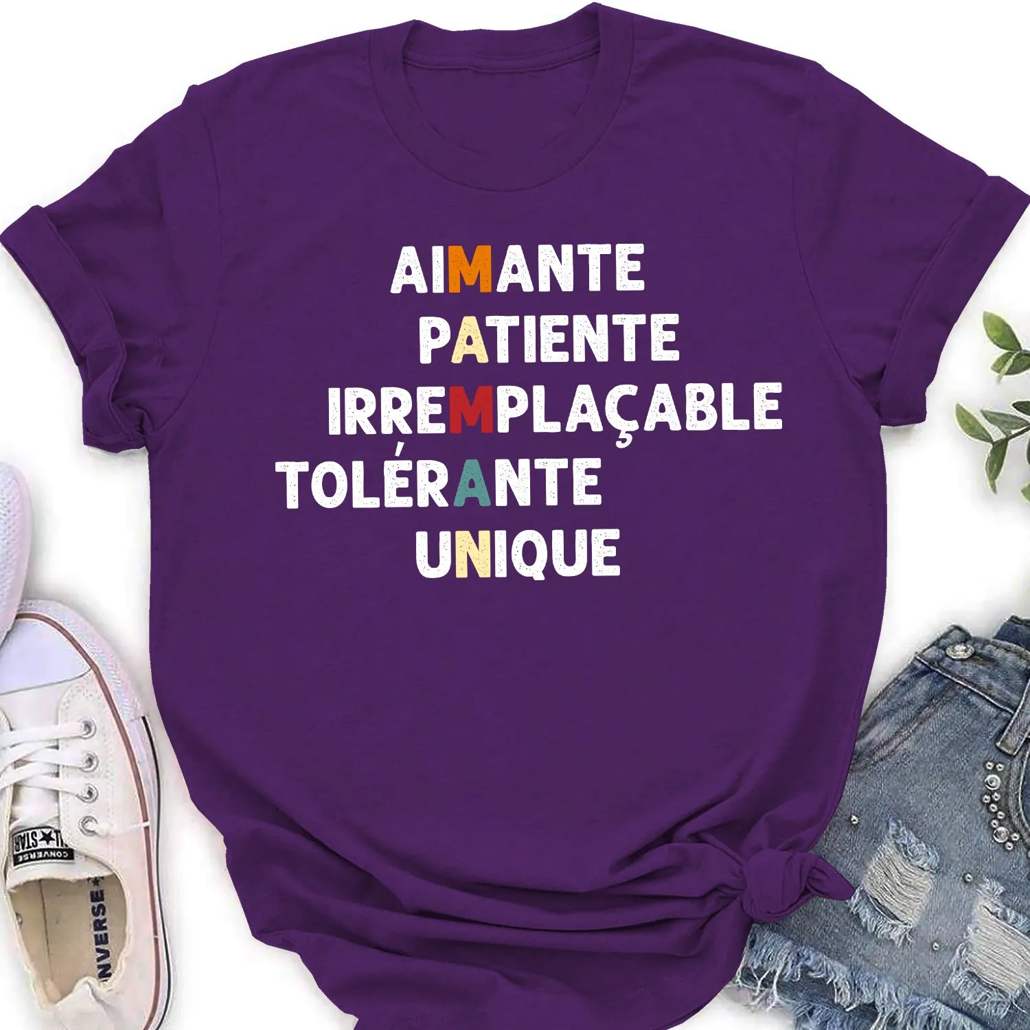 T-Shirt Unisexe Personnalisé - Définition Maman/Papa