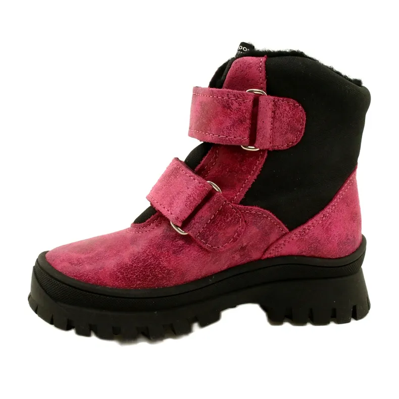 TE-POR Mazurek 1351 Bottes imperméables Bottes de neige rose