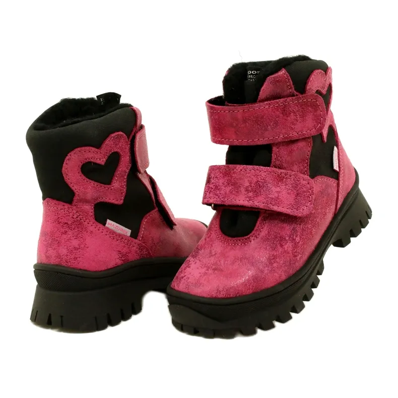 TE-POR Mazurek 1351 Bottes imperméables Bottes de neige rose