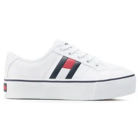 Tommy Hilfiger Baskets Tommy Jeans à plateforme avec drapeau EN0EN00944-YBR blanche