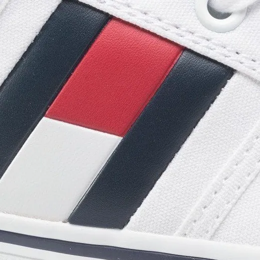 Tommy Hilfiger Baskets Tommy Jeans à plateforme avec drapeau EN0EN00944-YBR blanche