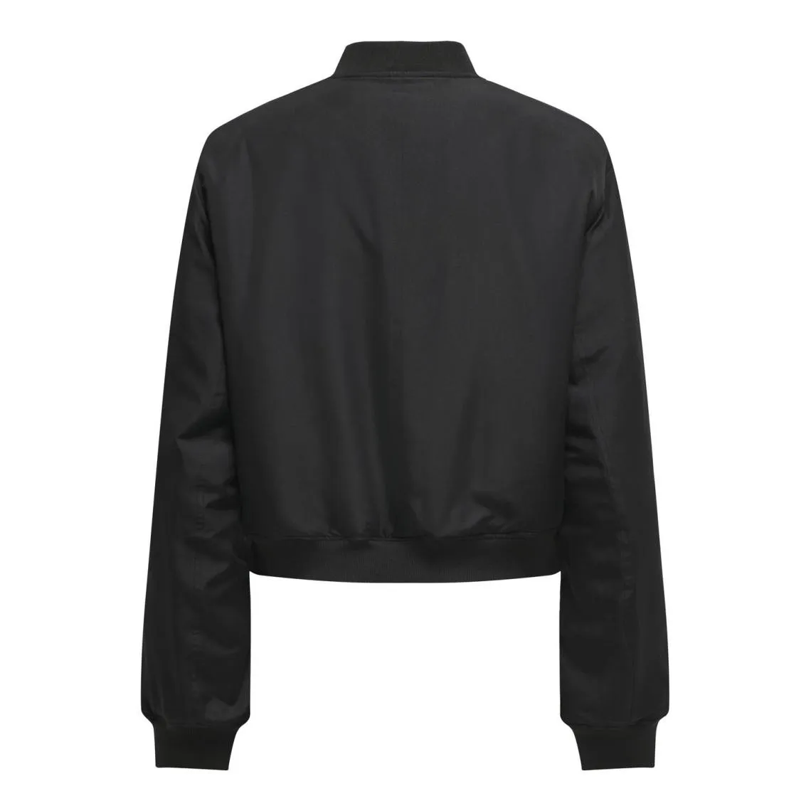 Veste bomber court col rond noir Aria | 3 Suisses