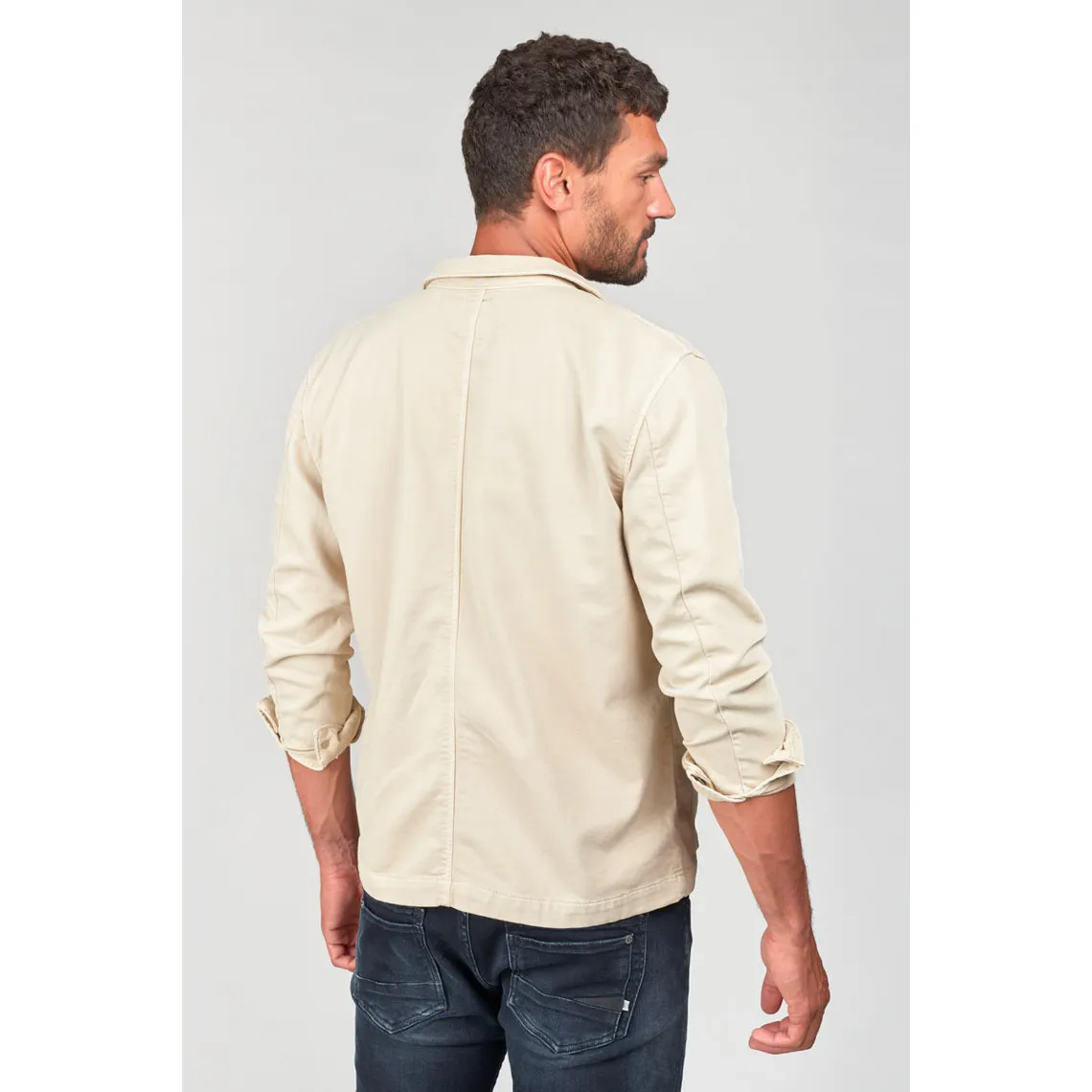 Veste CARVOS blanc Le Temps des Cerises - Veste Homme sur MenCorner