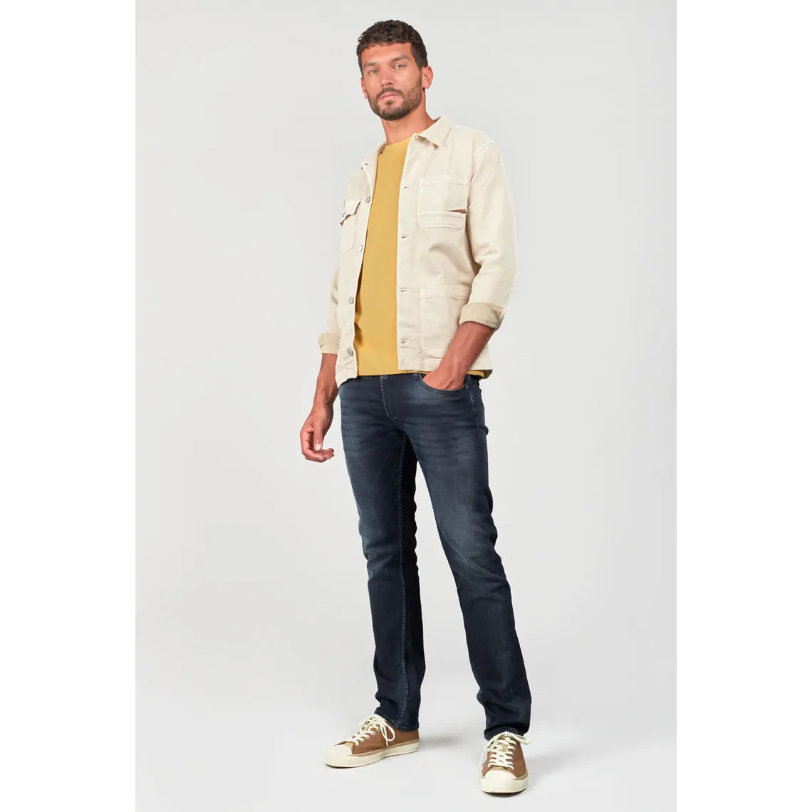 Veste CARVOS blanc Le Temps des Cerises - Veste Homme sur MenCorner