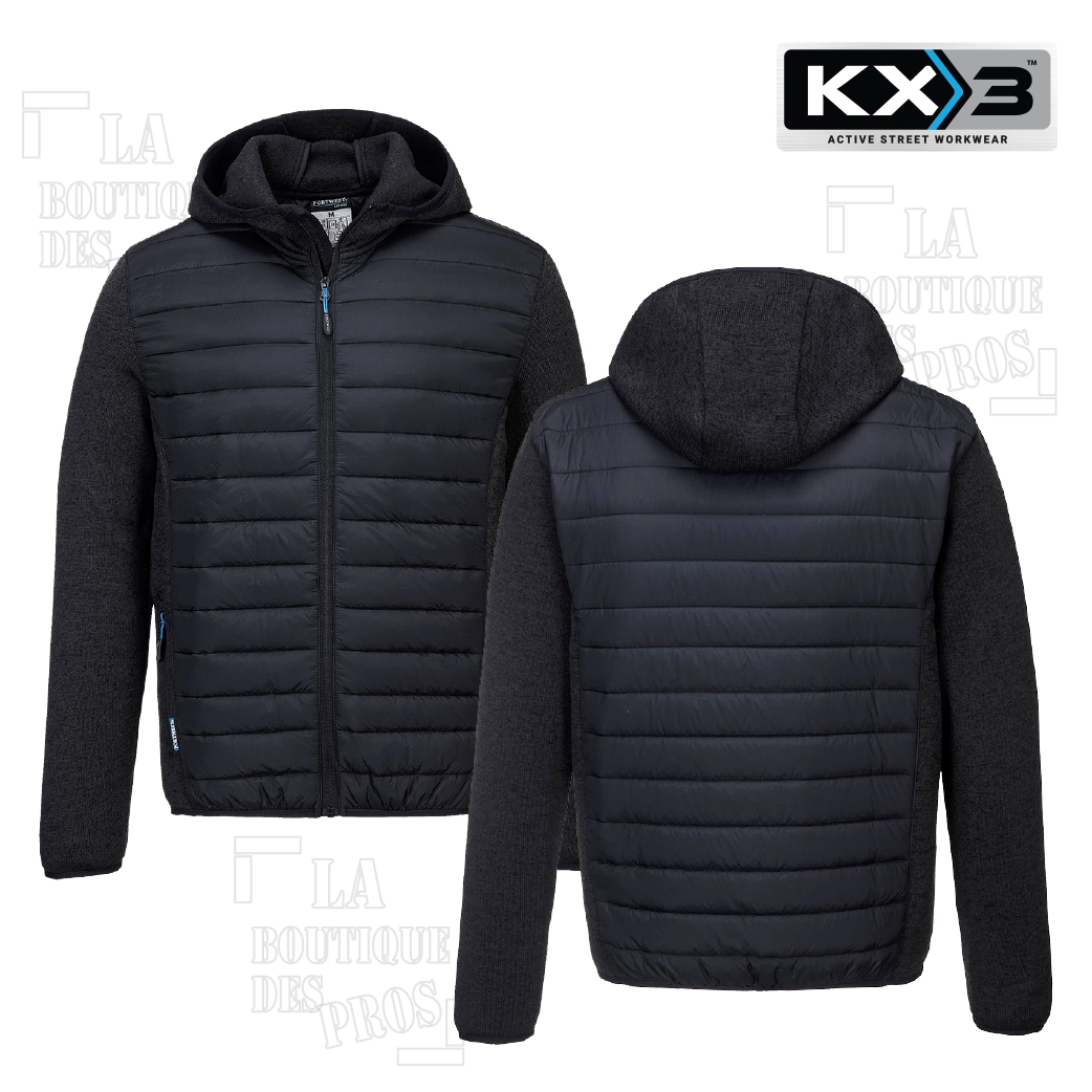 Veste combi doudoune-Tricot KX3 PORTWEST