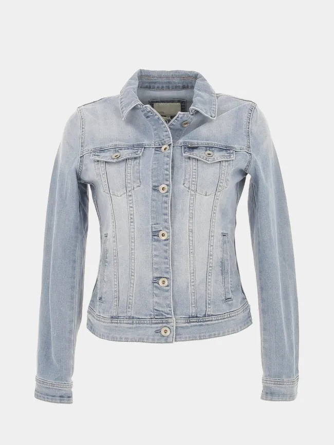 Veste en jean bleu femme - Salsa | wimod