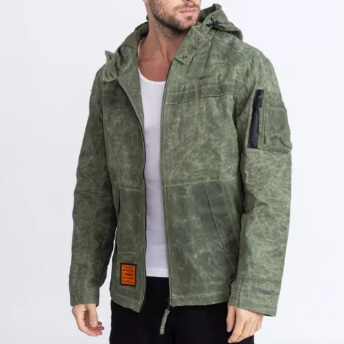 Veste gabardine Bombers Original Elelson Kaki