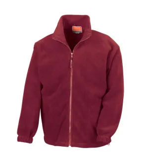 Veste polaire adulte bordeaux Result