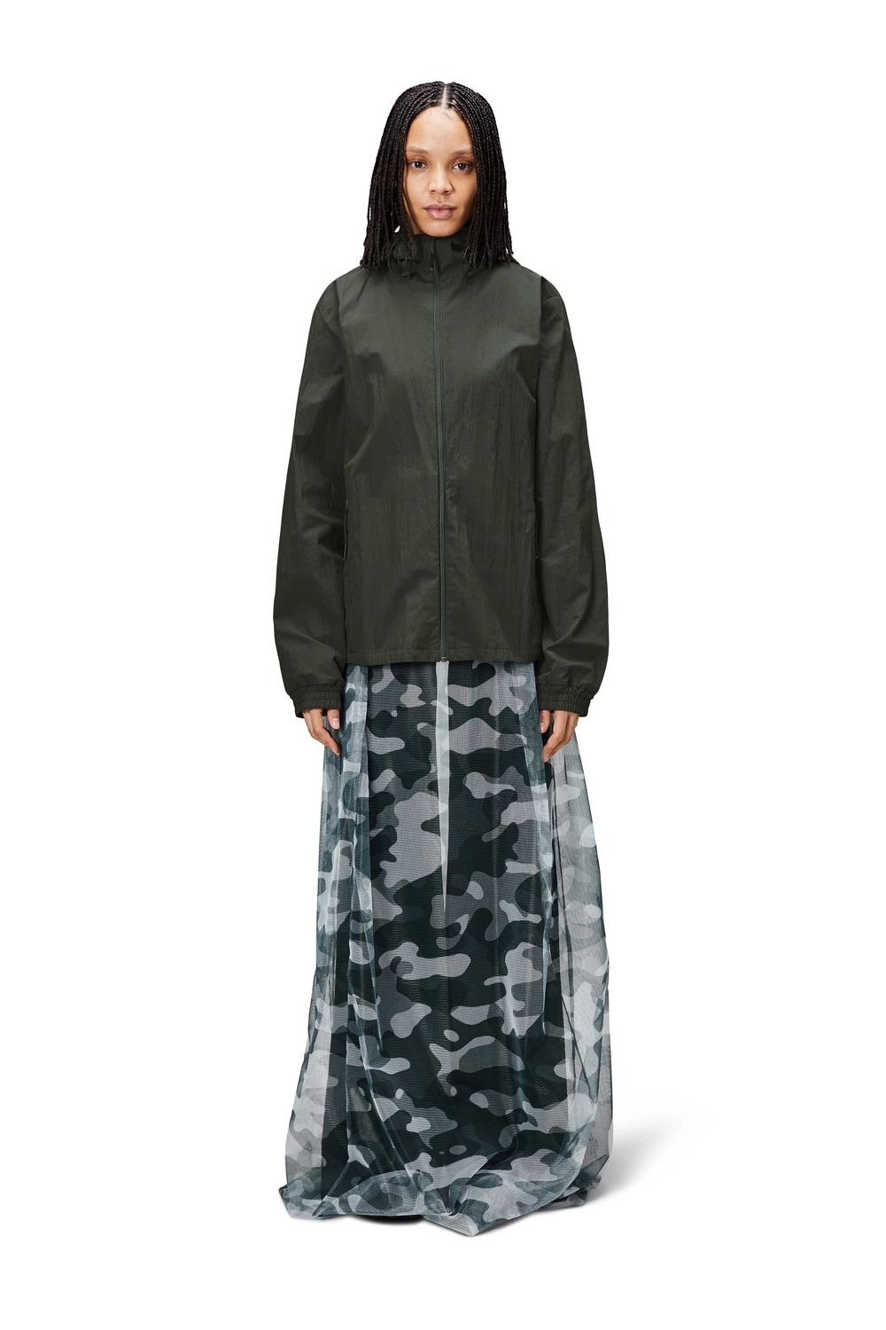 Veste Rains Juba Unisexe Green