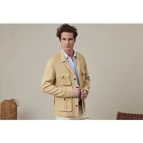 Veste saharienne homme Beige Jalbert