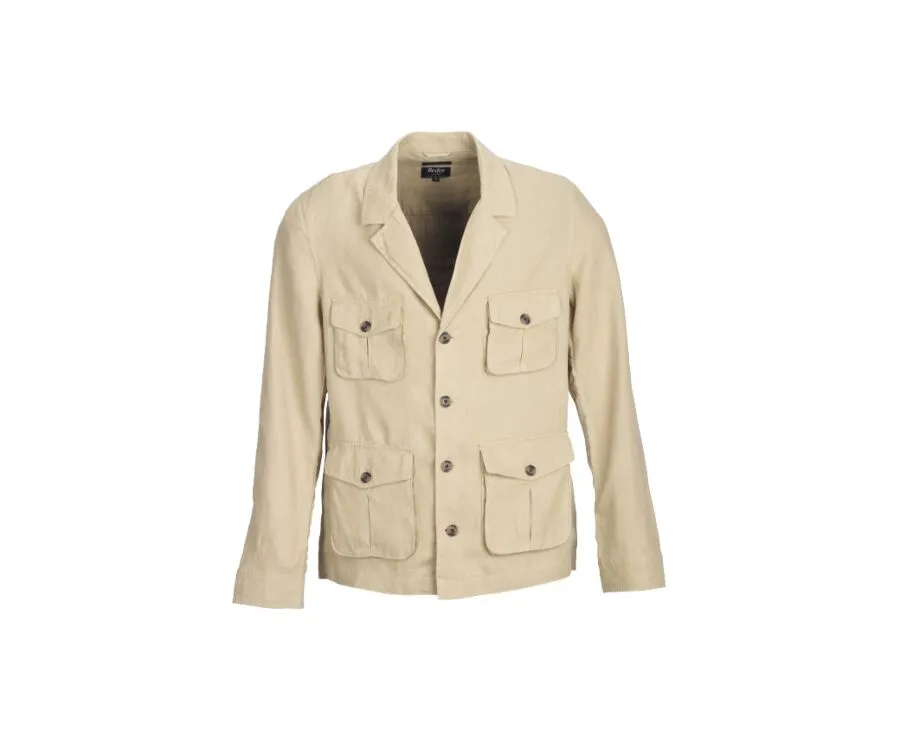 Veste saharienne homme Beige Jalbert