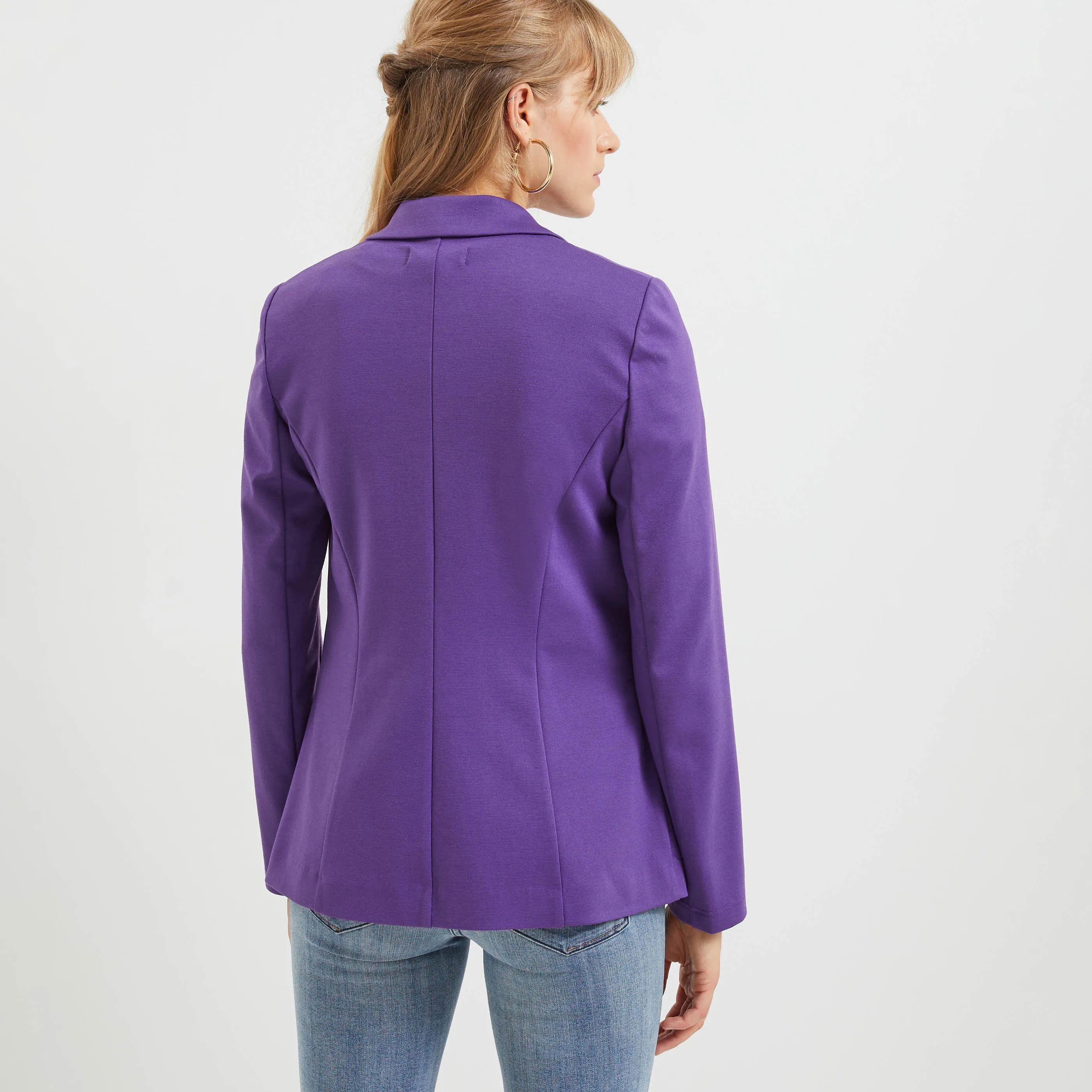 Veste tailleur en maille femme