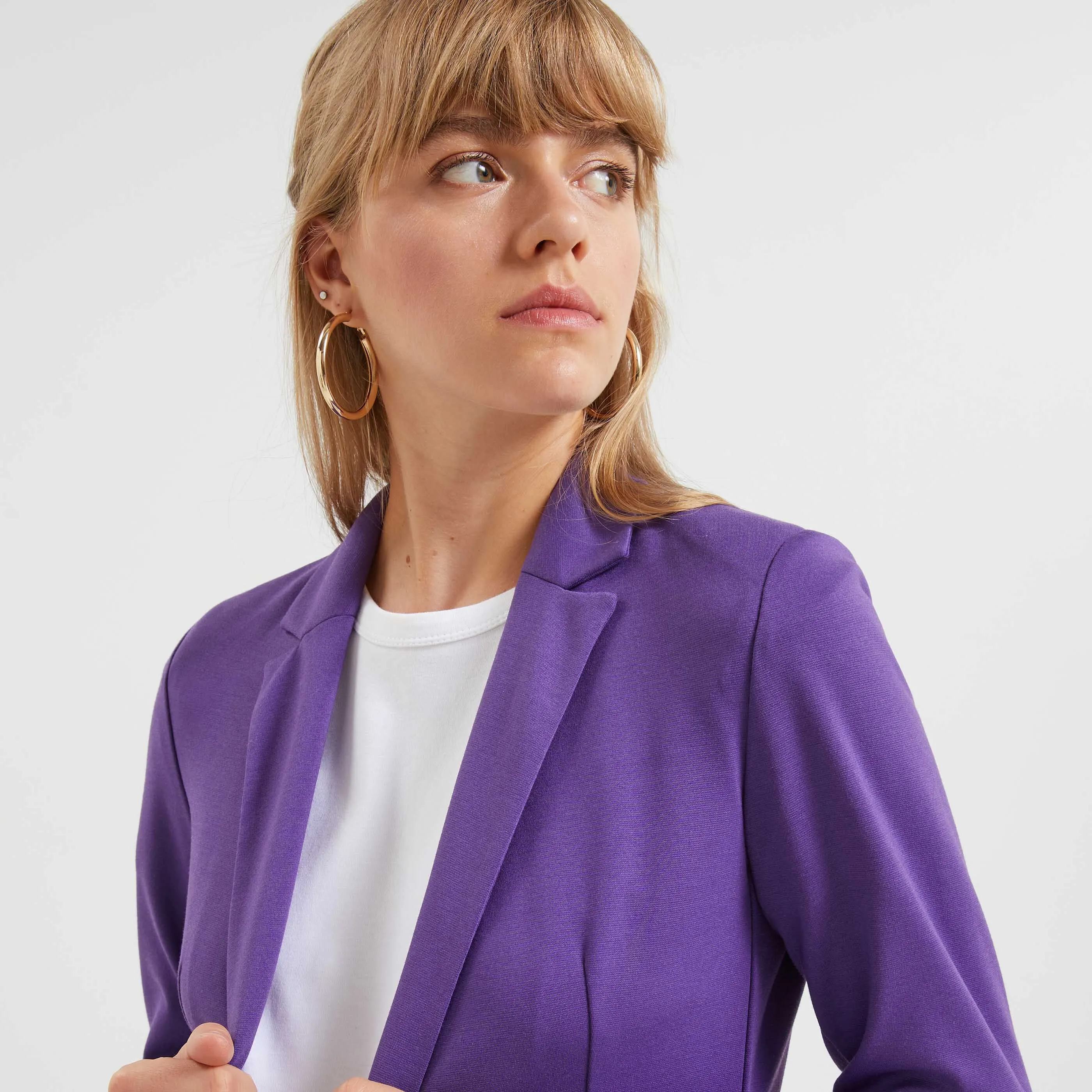 Veste tailleur en maille femme