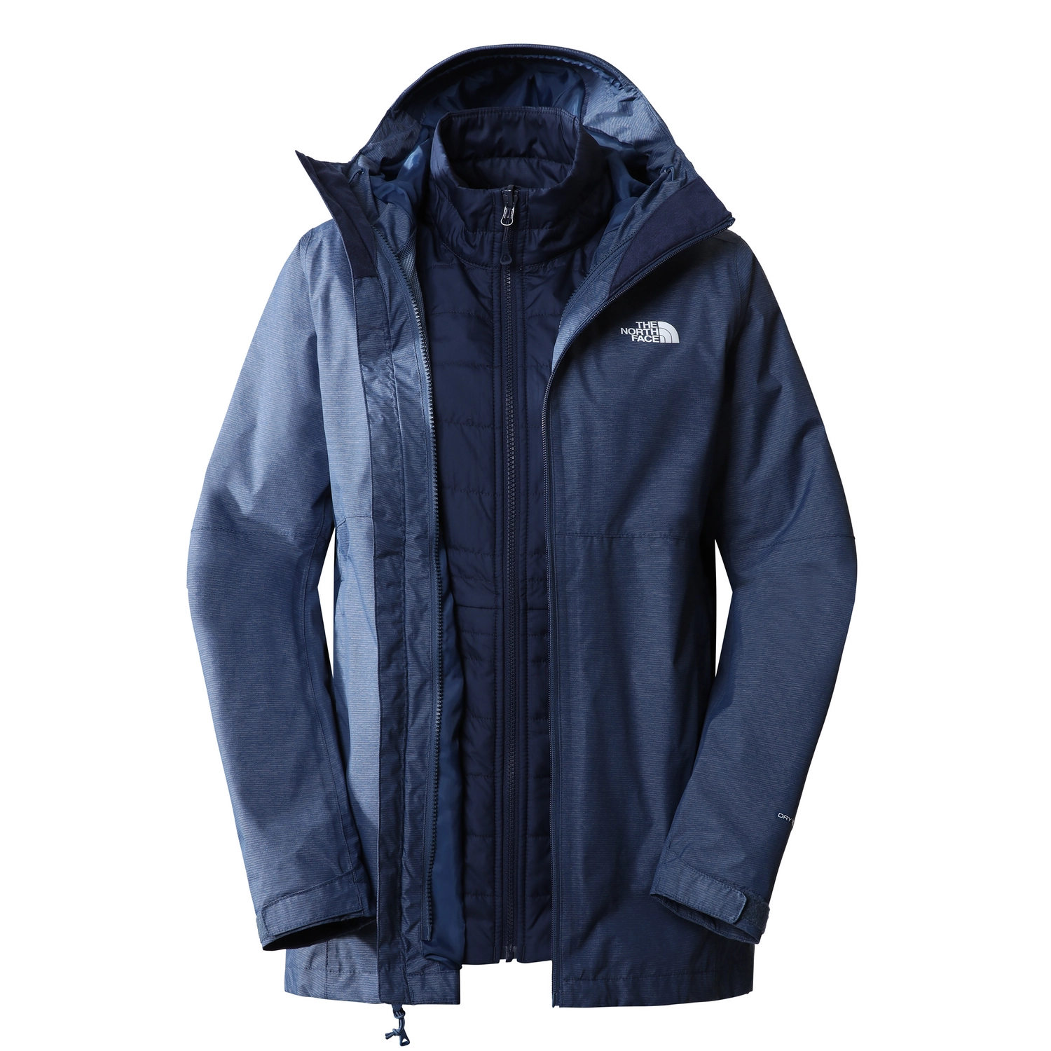 Veste The North Face Women Hikesteller Triclimate Shady Blue White Heather Summit Navy