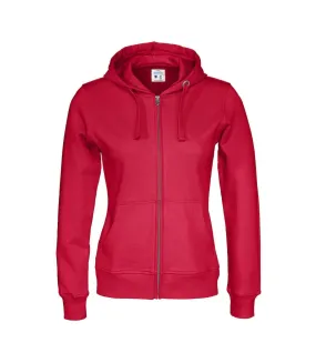 Veste à capuche femme rouge Cottover